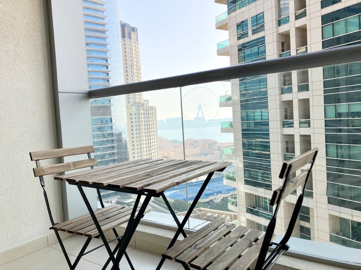 MARINA & JBR VIEW STUDIO NEXT TO TRAM & BEACH